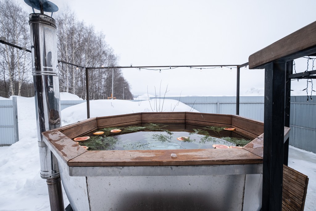 Баня на дровах с гостевым домом 